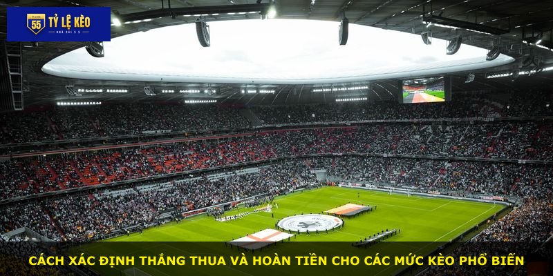 Cách xác định thắng thua và hoàn tiền cho các mức kèo phổ biến